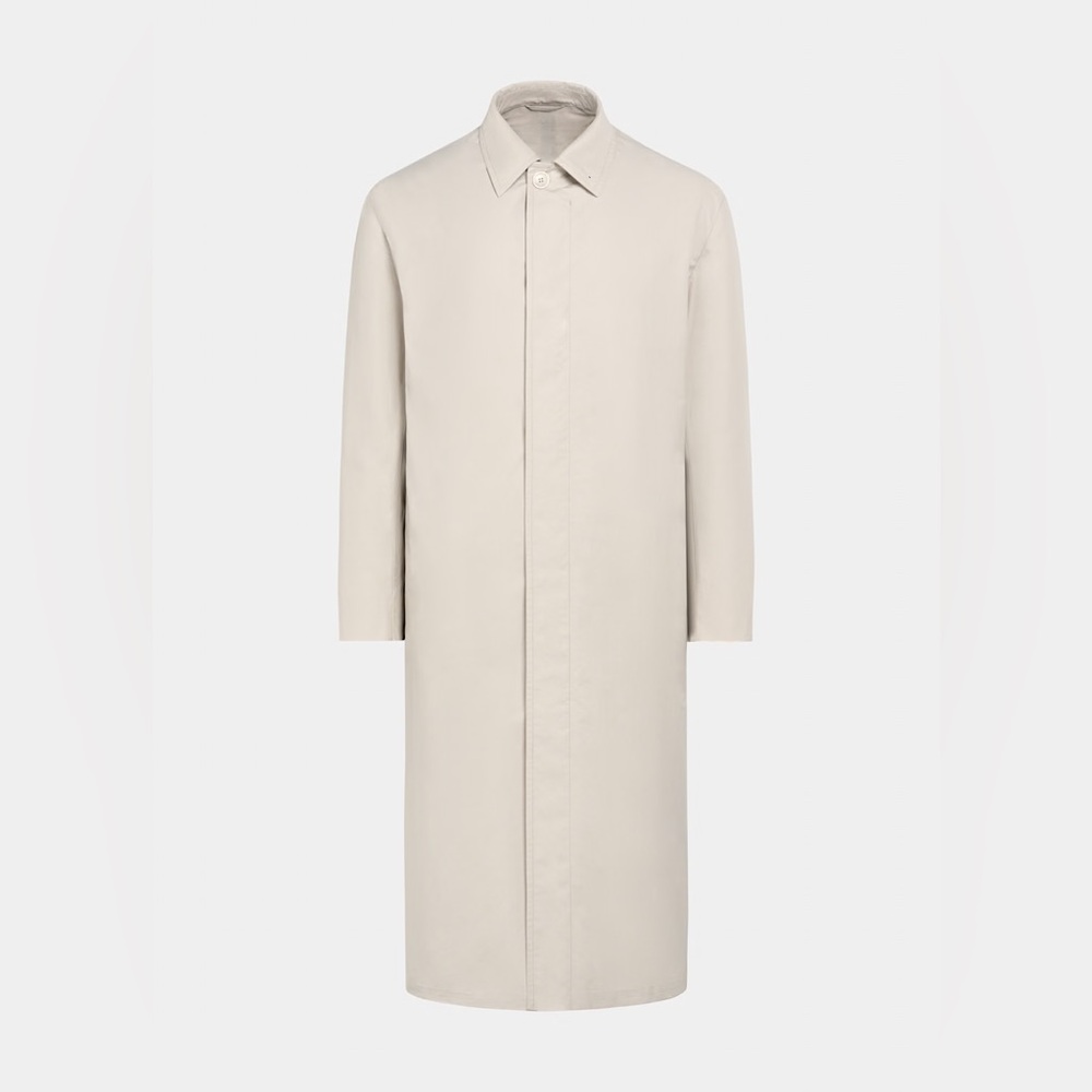 SuitSupply Sand Water-Repellent Overcoat